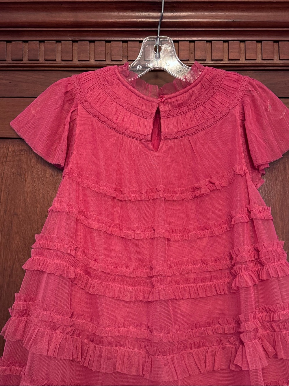 Mini Boden Ruffle Tiered Dress - Picture 6 of 10